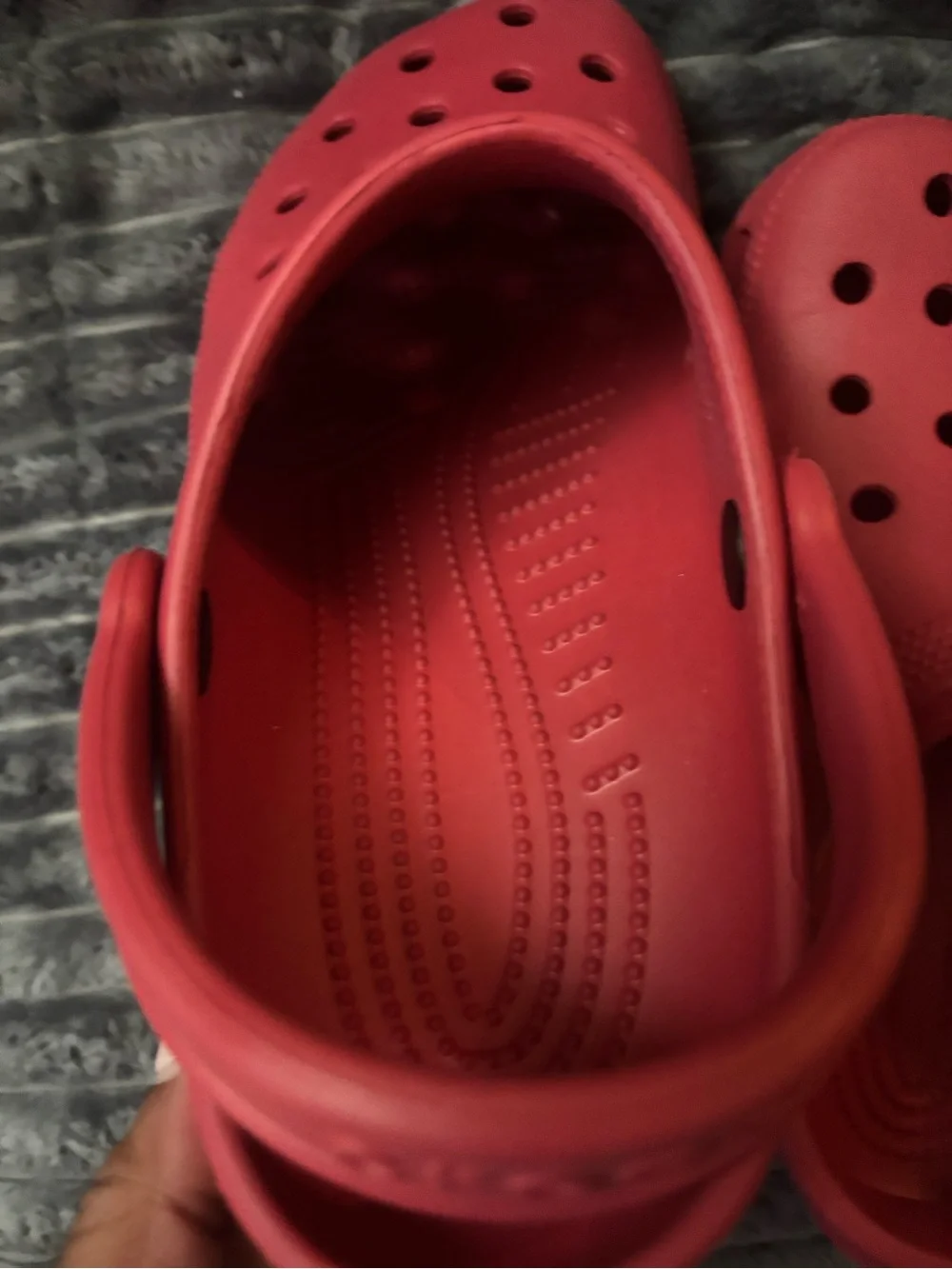 CROCS Kids Classic Clog Sandals in Red